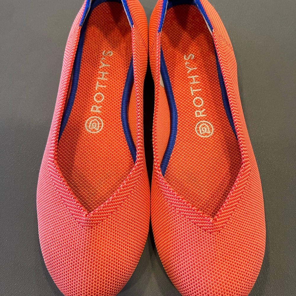 Rothy’s Orange Flats